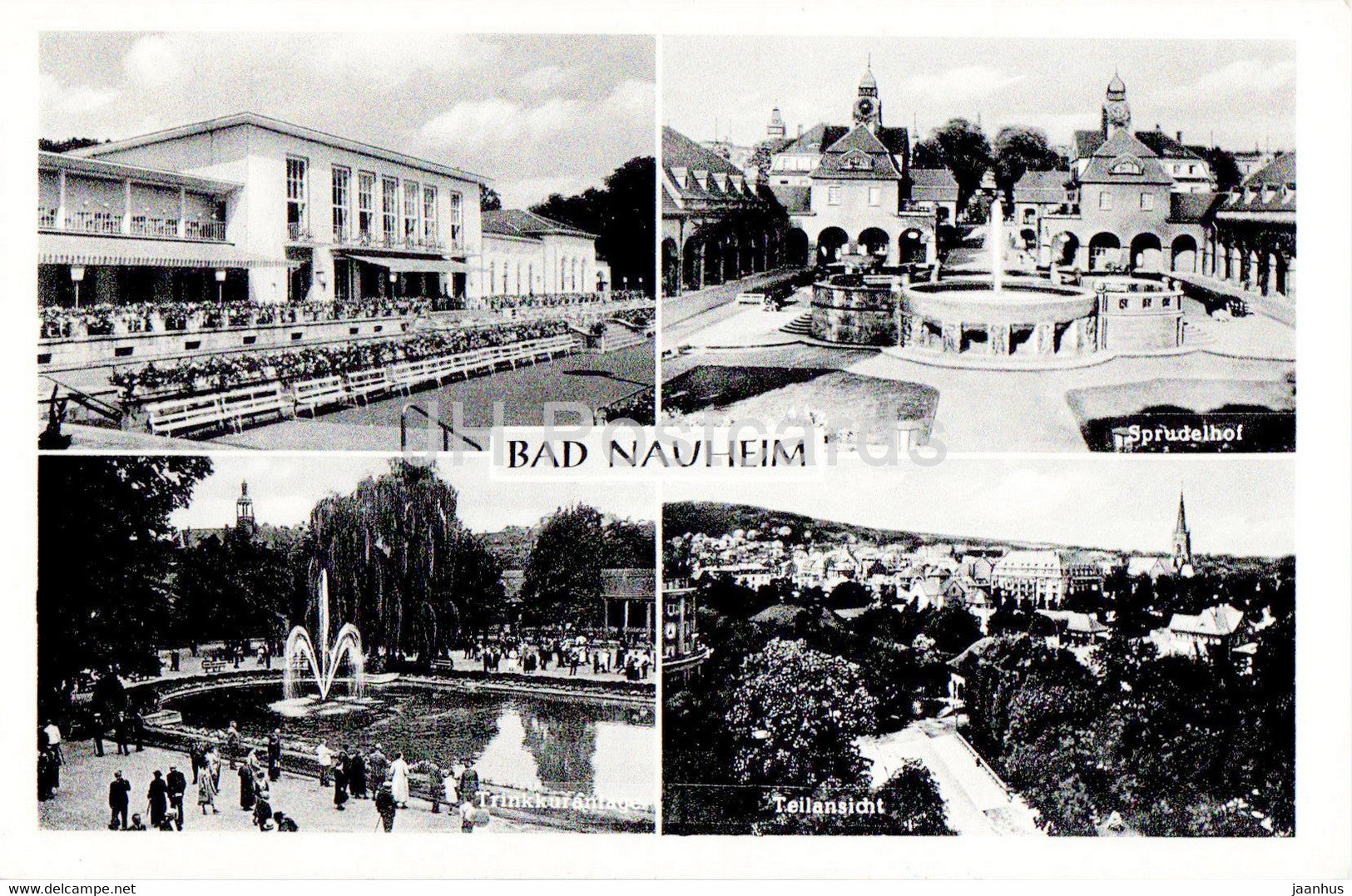 Bad Nauheim - Sprudelhof - old postcard - 1959 - Germany - used – JH Postcards