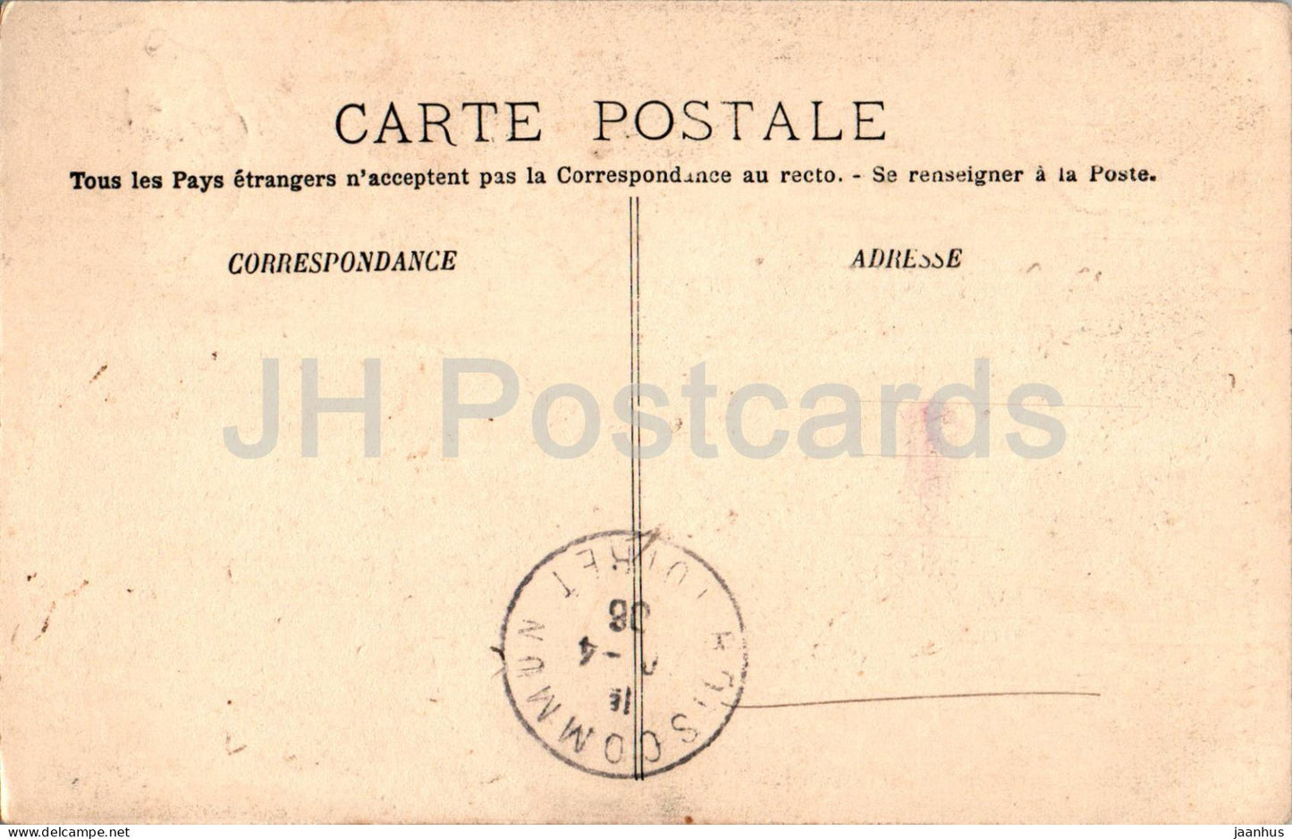 Saint Cyr La Riviere - Ruines du Chateau - Burgruine - 1 - alte Postkarte - 1906 - Frankreich - gebraucht 