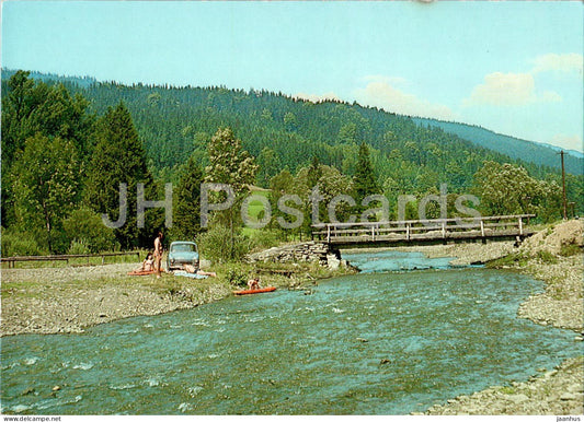 Szczyrk - Rzeka Zylica - river - Poland - used - JH Postcards
