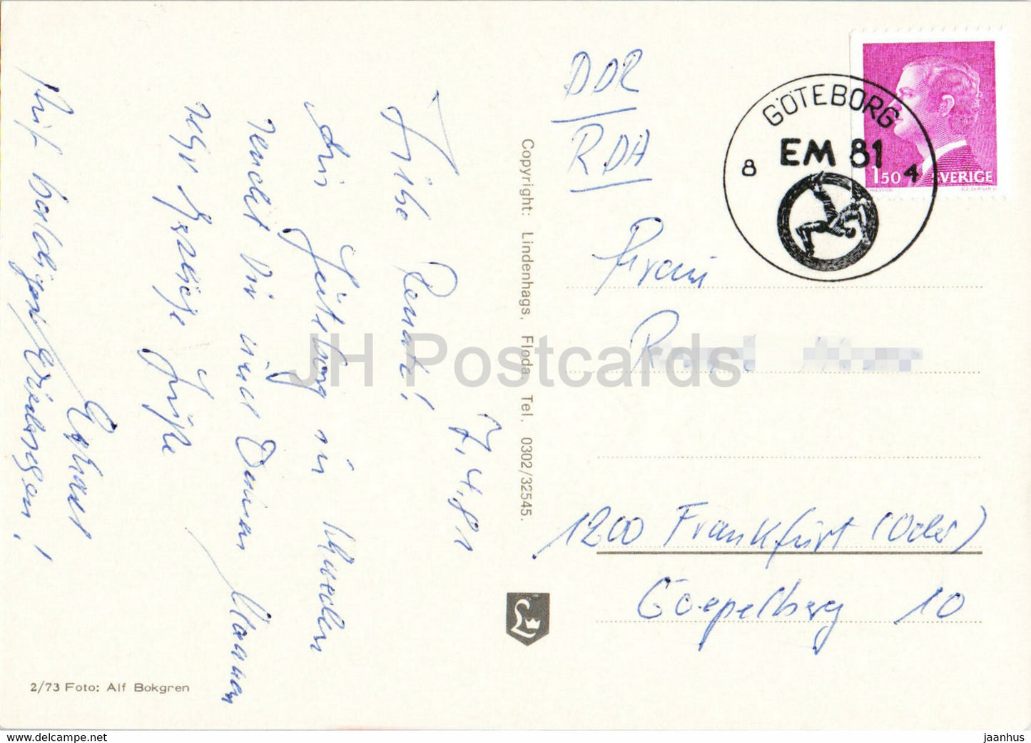 Halsning fran Goteborg - stade - multiview - 1981 - Suède - d'occasion