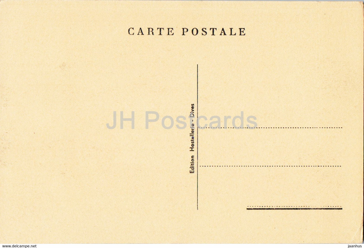 Hostellerie Guillaume le Conquerant - Dives sur Mer - Calvados - Cour Louis XIV - old postcard - France - unused