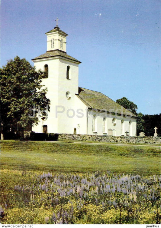 Mangskogs Kyrka - Mangskog - church - 1993 - Sweden – used – JH Postcards