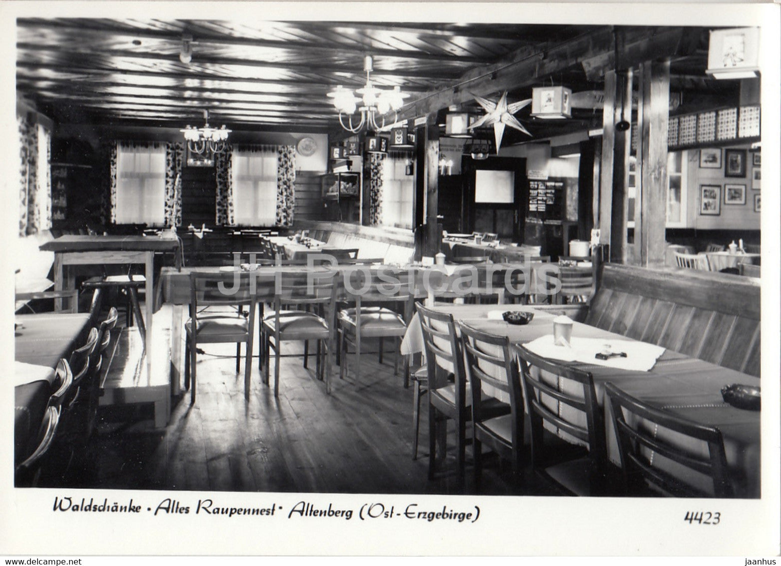 Waldschanke - Altes Raupennest - Altenberg - 4423 - Germany DDR - unused - JH Postcards