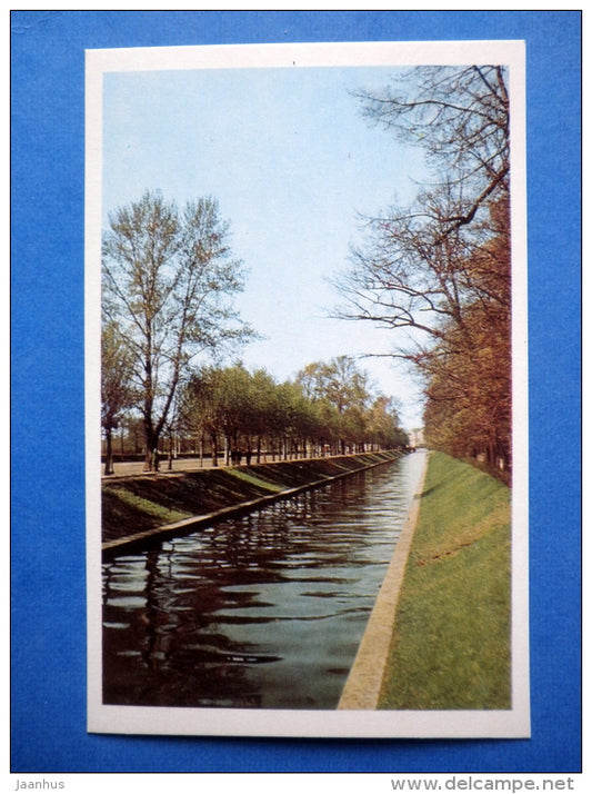 The Swan Canal - The Summer Gardens - Leningrad - St. Petersburg - 1971 - Russia USSR - unused - JH Postcards