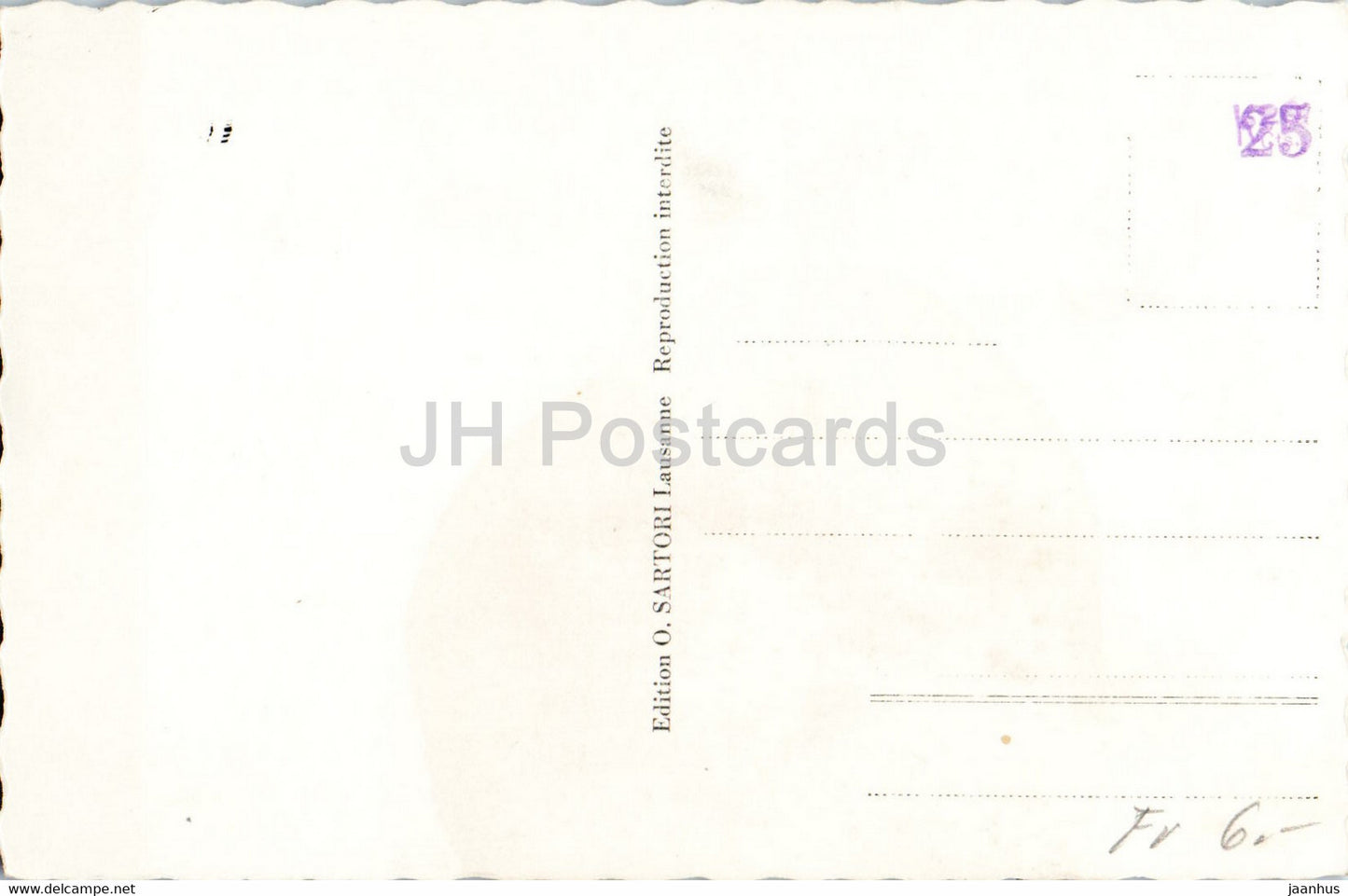 Neuchâtel - 1717 - carte postale ancienne - Suisse - inutilisée