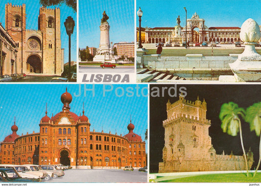 Lisboa - multiview - 1930 - Portugal - unused - JH Postcards