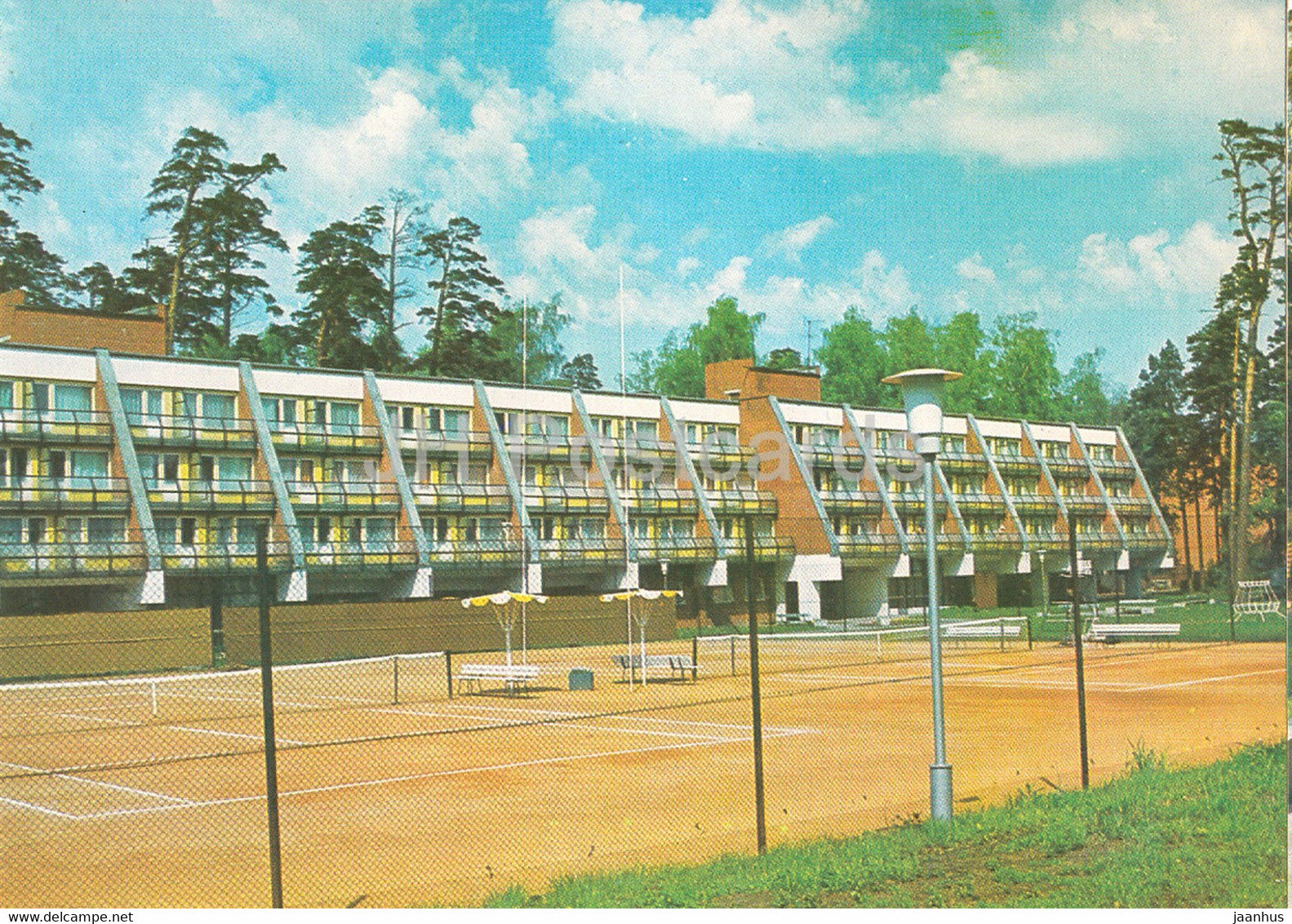 Jurmala - Tennis Court at Lielupe - sport - 1986 - Latvia USSR - unused - JH Postcards