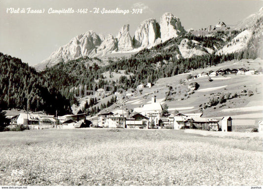 Val di Fassa - Campitello - Il Sasolungo 3178 - old postcard - Italy - unused - JH Postcards