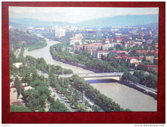 Embankment of the Kura right bank - Tbilisi - 1985 - Georgia USSR - unused - JH Postcards