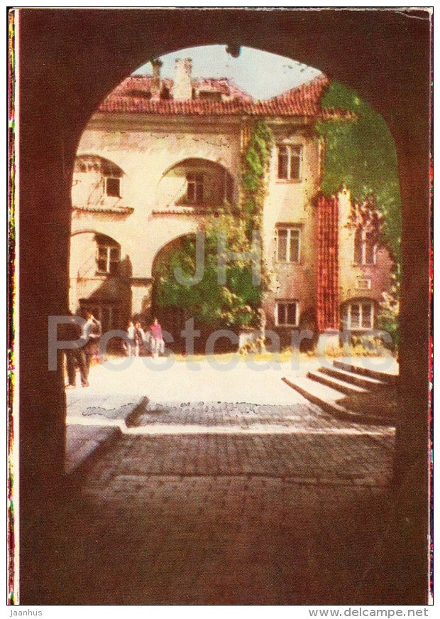Vilnius University in the Stuoka-Gucevicius Quad - Vilnius - 1970 - Lithuania USSR - unused - JH Postcards