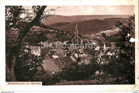 Weibersbrunn im Spessart - 1572 - old postcard - Germany - used - JH Postcards