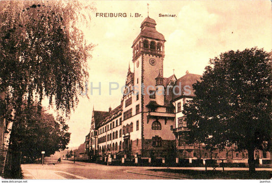 Freiburg i Br - Seminar - Feldpost - military mail - old postcard - 1916 - Germany - used - JH Postcards