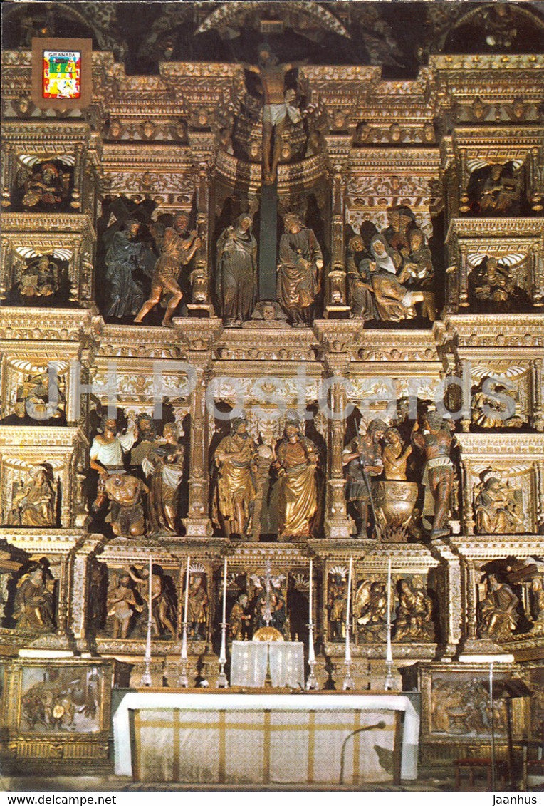 Granada - Capilla Real Retablo - Royal Chapel - Altar Piece - 131 - 1989 - Spain - used - JH Postcards