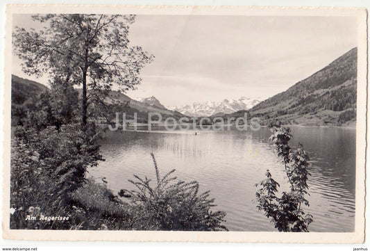 Am Aegerisee - 107 - Switzerland - old postcard - 1953 - used - JH Postcards