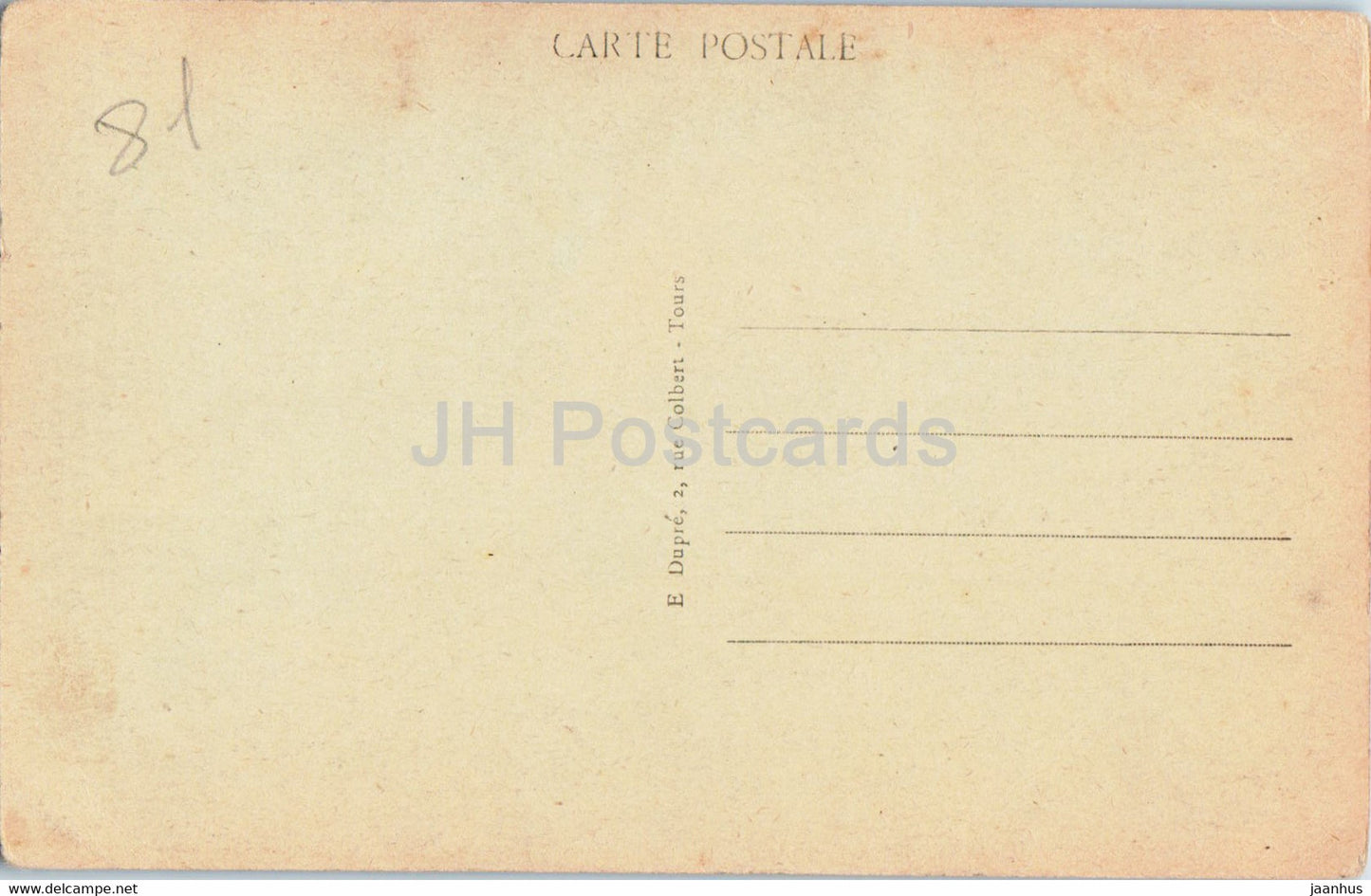 Lacaune les Bains - Une Fontaine sur la Place publique - 2 - alte Postkarte - Frankreich - unbenutzt