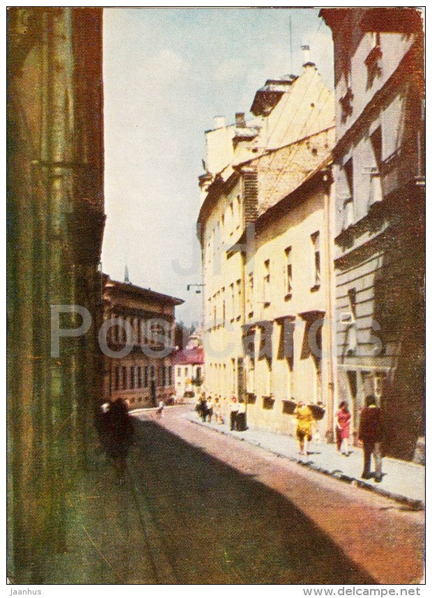 University street - Vilnius - 1970 - Lithuania USSR - unused - JH Postcards