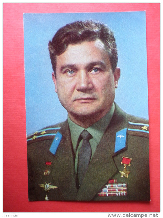Anatoly Filipchenko , Soyuz 7, Soyuz 16 - Soviet Cosmonaut - space - 1973 - Russia USSR -unused - JH Postcards