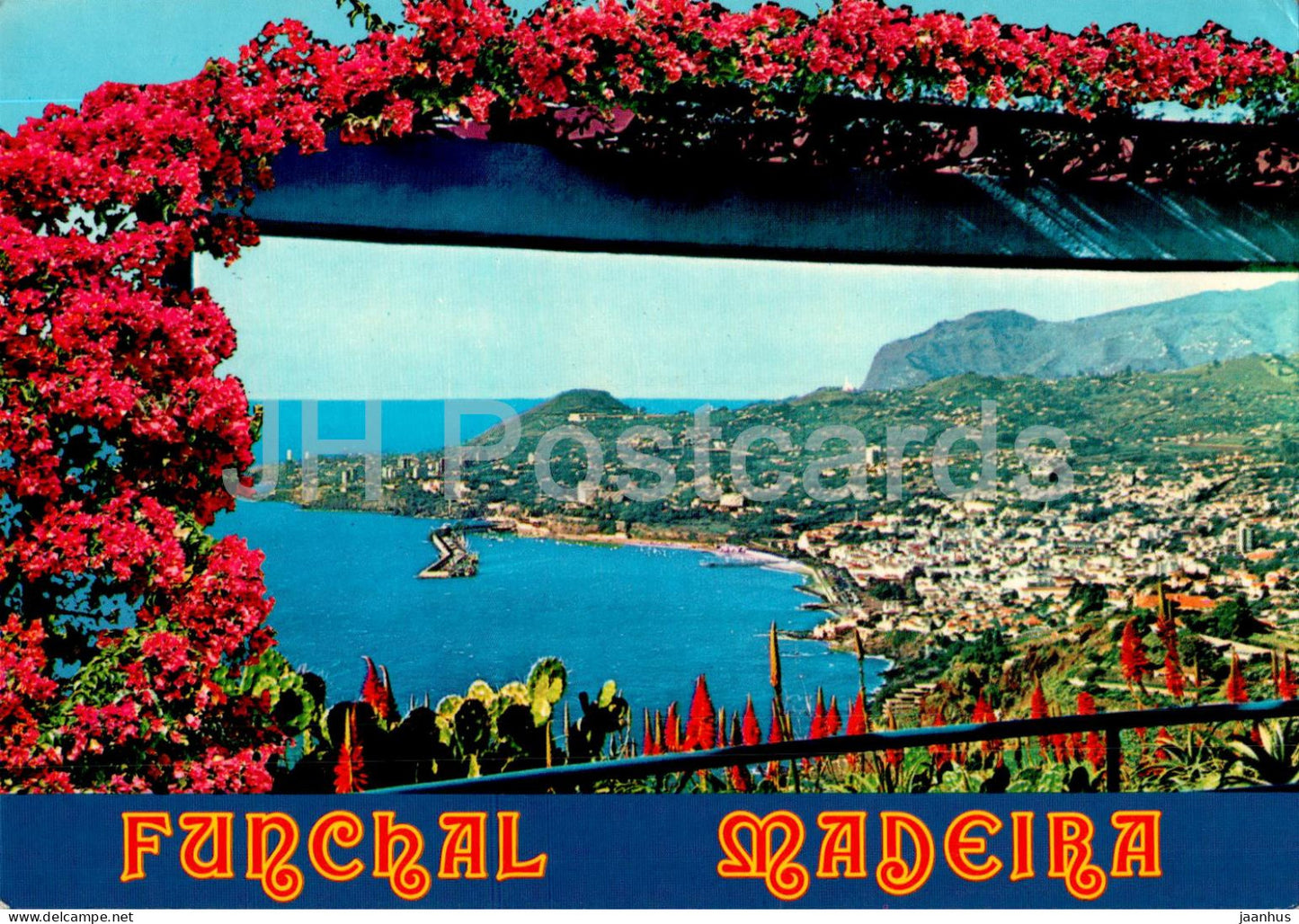 Funchal Madeira - western view - 195/55 - Portugal - unused - JH Postcards