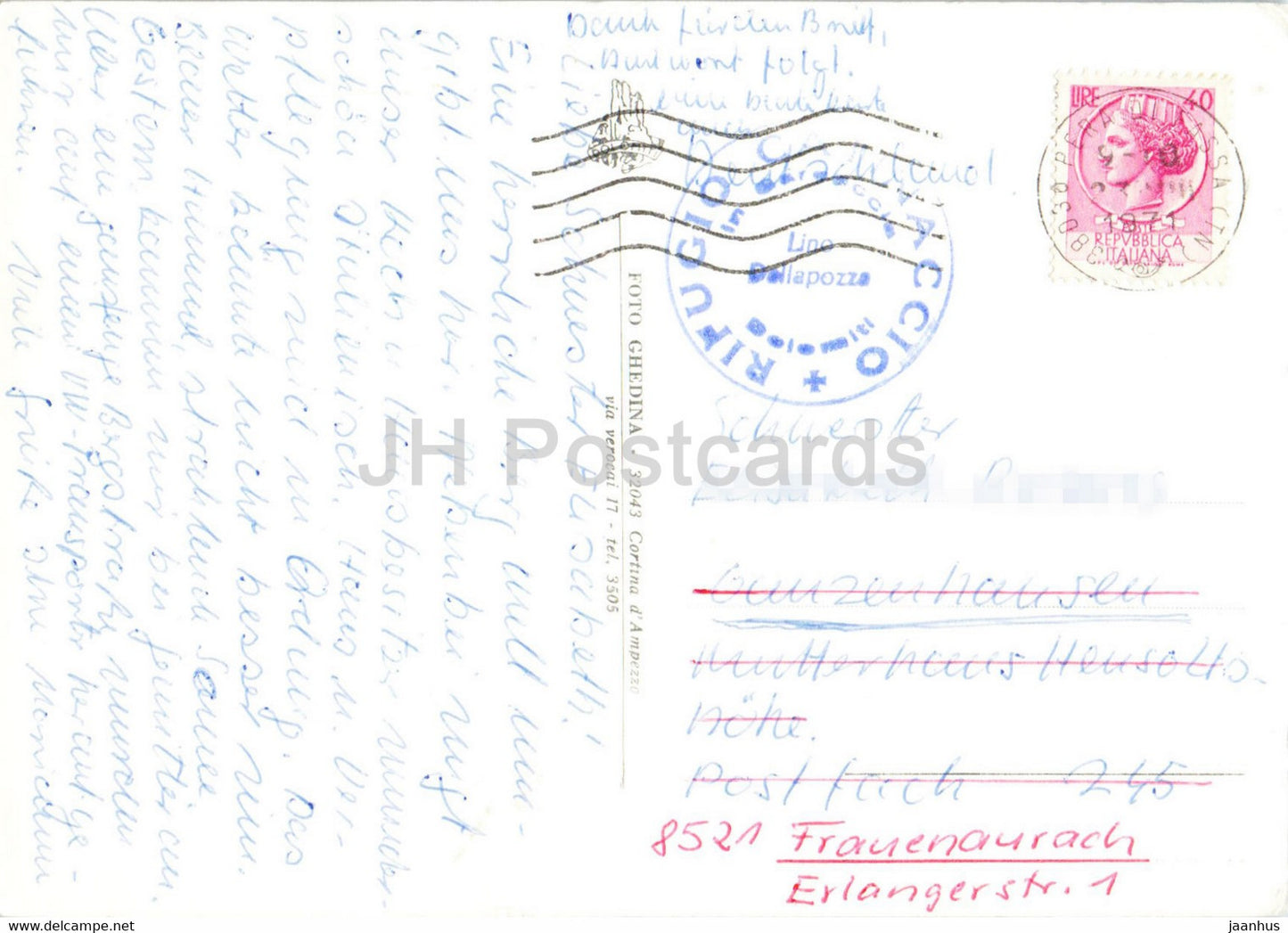 Rif Catinaccio - Gardeccia - verso la Marmolada - 1971 - Italy - used