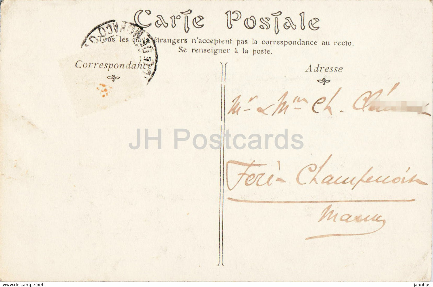 Monte Carlo - La Rampe et les Hotels - 838 - old postcard - Monaco - used