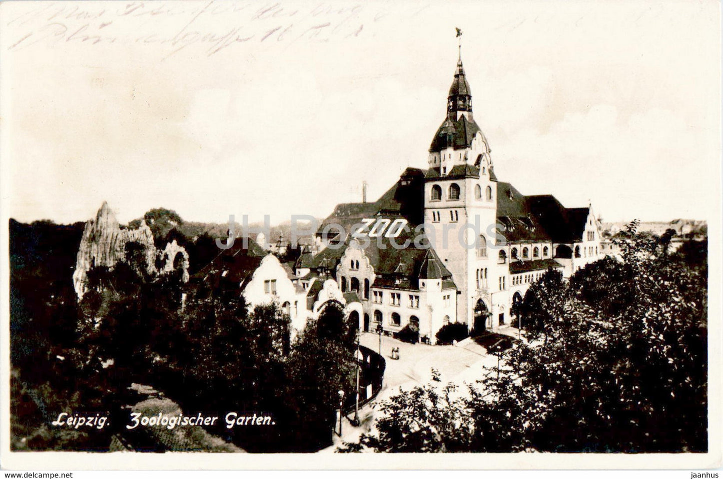 Leipzig - Zoologischer Garten - Zoo - old postcard - 1928 - Germany - used - JH Postcards