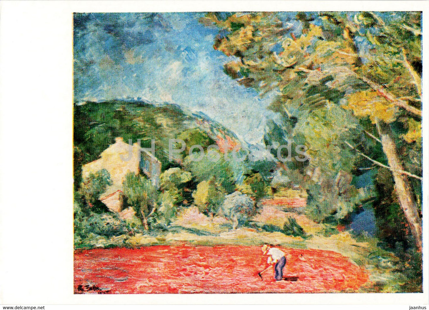 painting by Robert Falk - Provance - France - Russian art - 1975 - Russia USSR - unused - JH Postcards