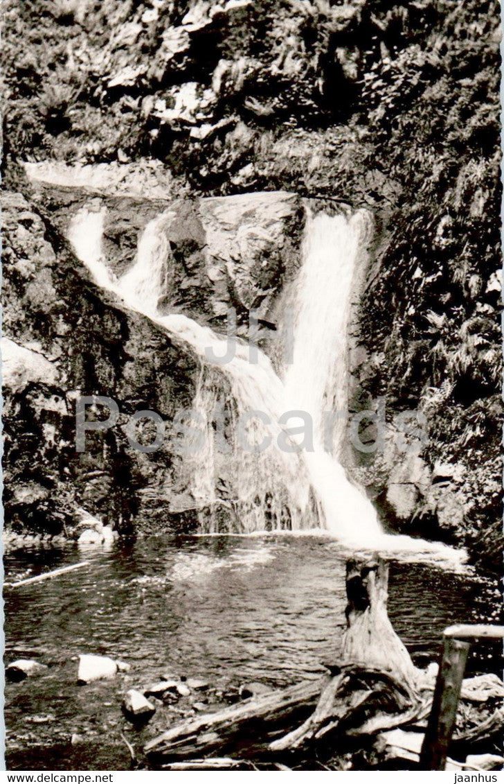 Allerheiligen - Wasserfalle - waterfall - old postcard - Germany - unused - JH Postcards