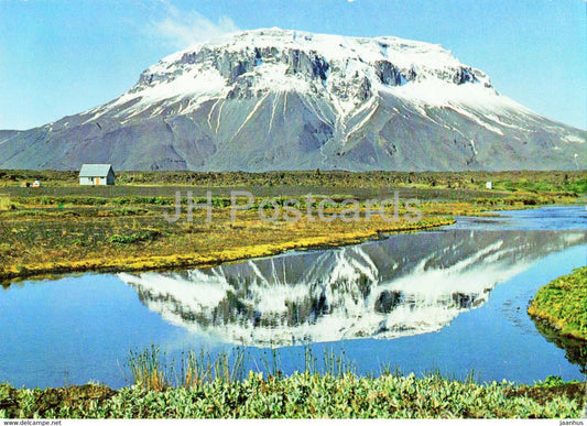 Herdubreid mountain - Iceland - used - JH Postcards