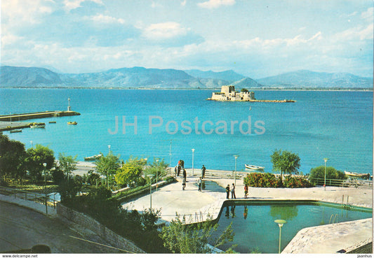 Nafplion - Nauplia - View to the direction of Burtzi - 214 - Greece - unused - JH Postcards
