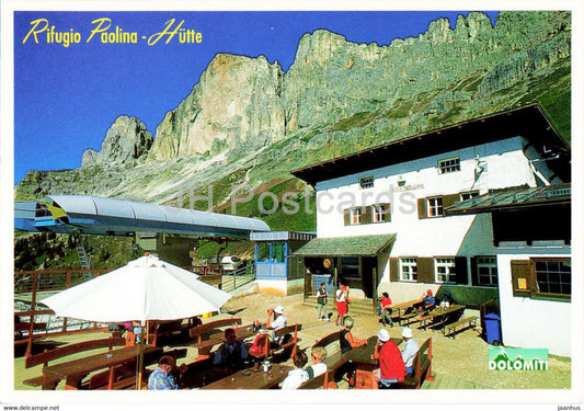 Rif Paolina - Gruppo del Catinaccio - Paolina Hutte - Rosengartengruppe - Italy - unused - JH Postcards