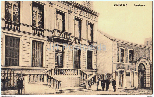 Maubeuge - Sparkasse - old postcard - France - unused - JH Postcards