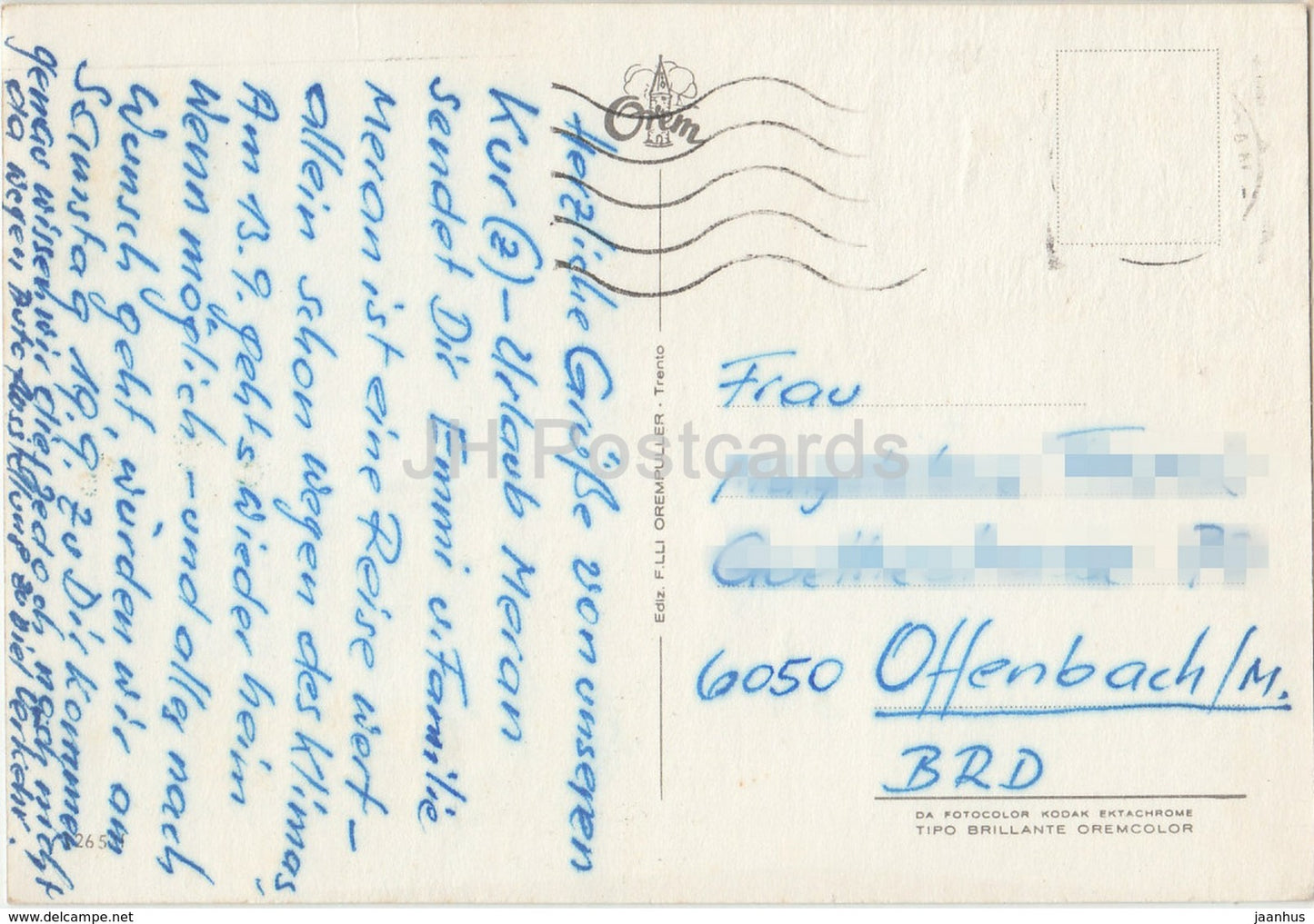 Merano - Meran - cable car - bridge - multiview - Italy - used