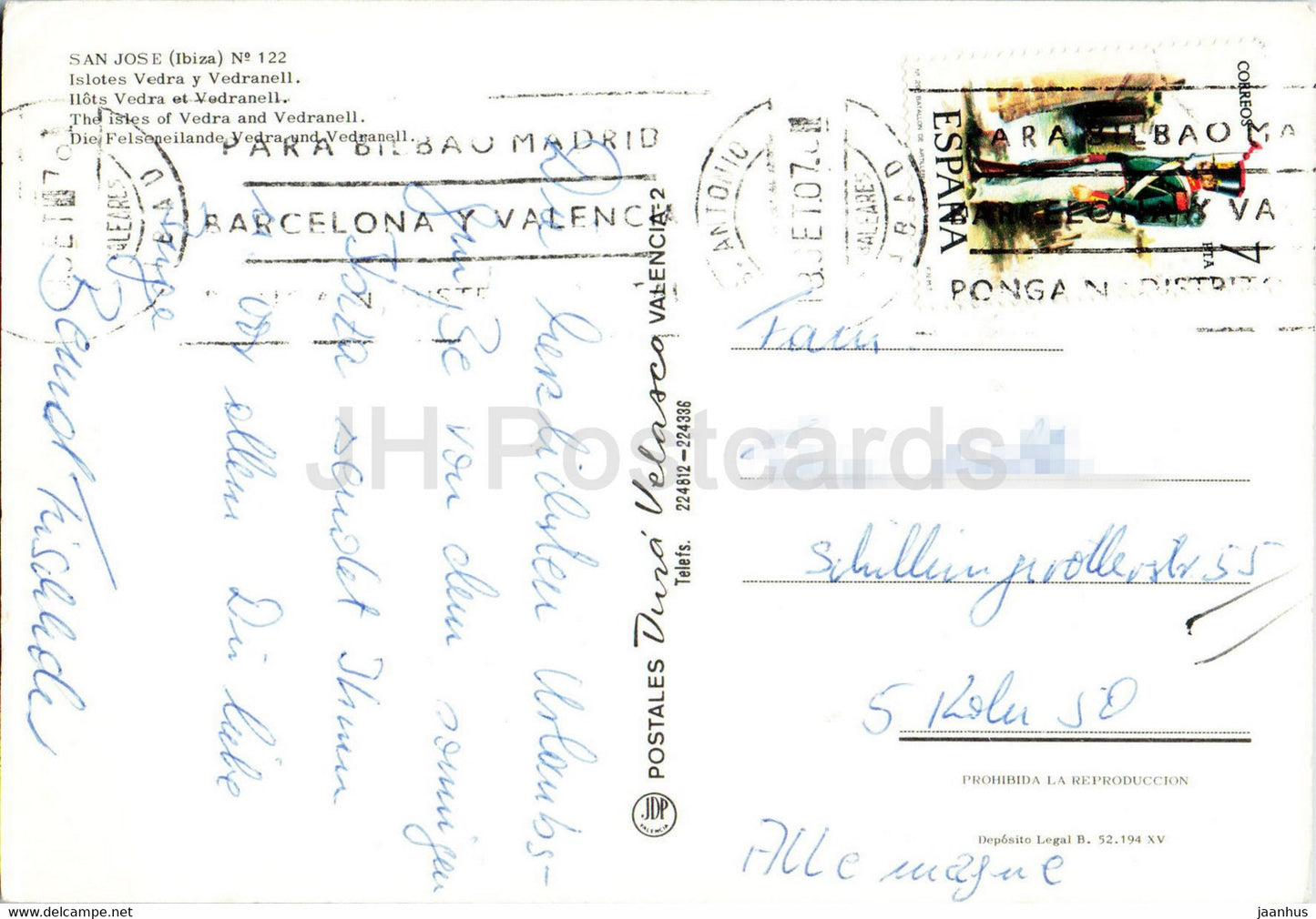 San Jose - Islotes Vedra y Vedranell - Island - Ibiza - 122 - Spain - used