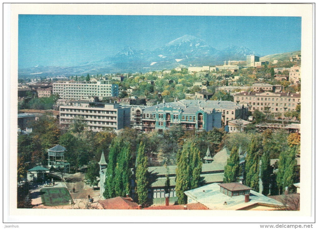 general view - Pyatigorsk - 1970 - Russia USSR - unused - JH Postcards