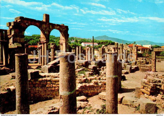 Tigzirt - Roman Ruins - ancient world - Algeria - used - JH Postcards