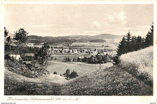 Hinterzarten - Schwarzwald - 900 m - old postcard - 1932 - Germany - used - JH Postcards