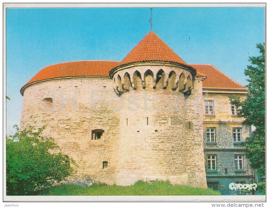 Great Coastal Gate and Fat Margaret Tower - Tallinn - Estonia USSR - 1992 - unused - JH Postcards