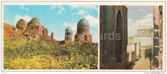 Mausoleums Group - The Mausoleum of Shadi Mulk - Shah-i Zinda - Samarkand - 1978 - Uzbeksitan USSR - unused - JH Postcards