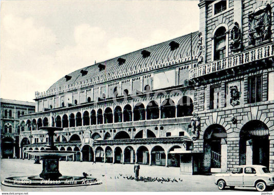 Padova - Padua - Palazzo della Ragione - Reasons Palace - car - 1966 - Italy - used - JH Postcards