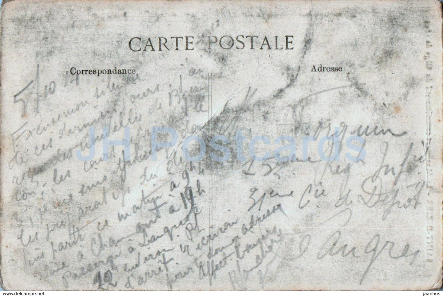 Saint Dizier - Le Monument commémoratif du Siège de 1544 - 8 - 1914 - carte postale ancienne - France - oblitéré 