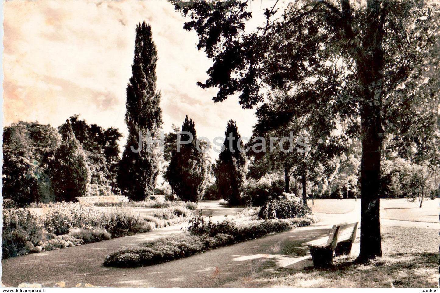 Thermalbad Bad Krozingen - Kurpark - old postcard - 1959 - Germany - used - JH Postcards