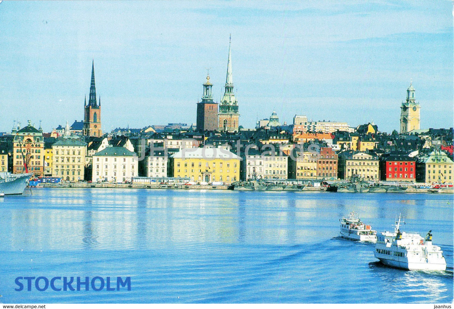 Stockholm - ship - 1991 - Sweden - used - JH Postcards