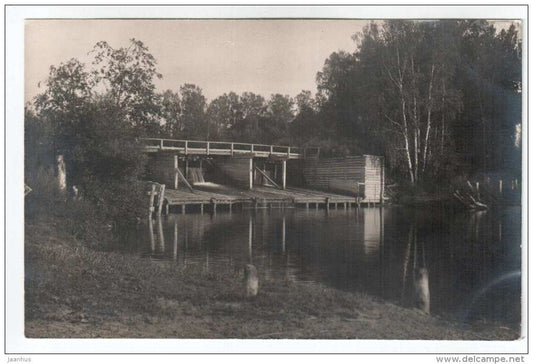 Wooden bridge - R. Guilleminot Boespflug et Cie - Paris - old postcard - France - unused - JH Postcards