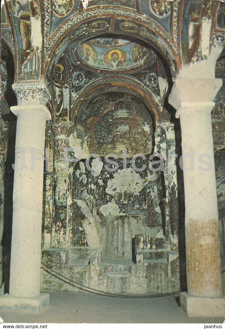 Goreme - Cappadocia - Interior of a Church - ancient art - 1995 - Turkey - used - JH Postcards