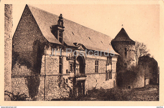 Assier - Le Chateau - edifie par Galliot de Genouillac - castle - 310 - old postcard - France - unused - JH Postcards