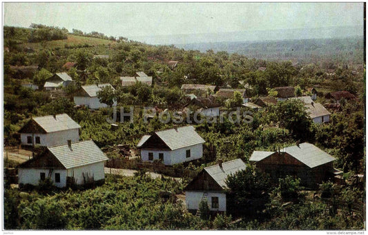 village of Kitskany - Views of Moldova - 1966 - Moldova USSR - unused - JH Postcards