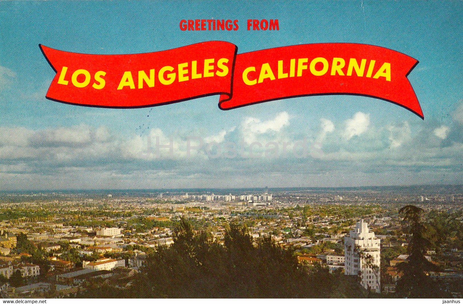 Greetings from Los Angeles - California - 1967 - USA - used - JH Postcards
