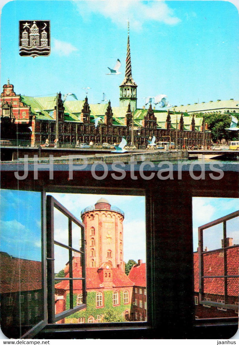 Copenhagen - The Stock Exchange - The Round Tower - Denmark - unused - JH Postcards