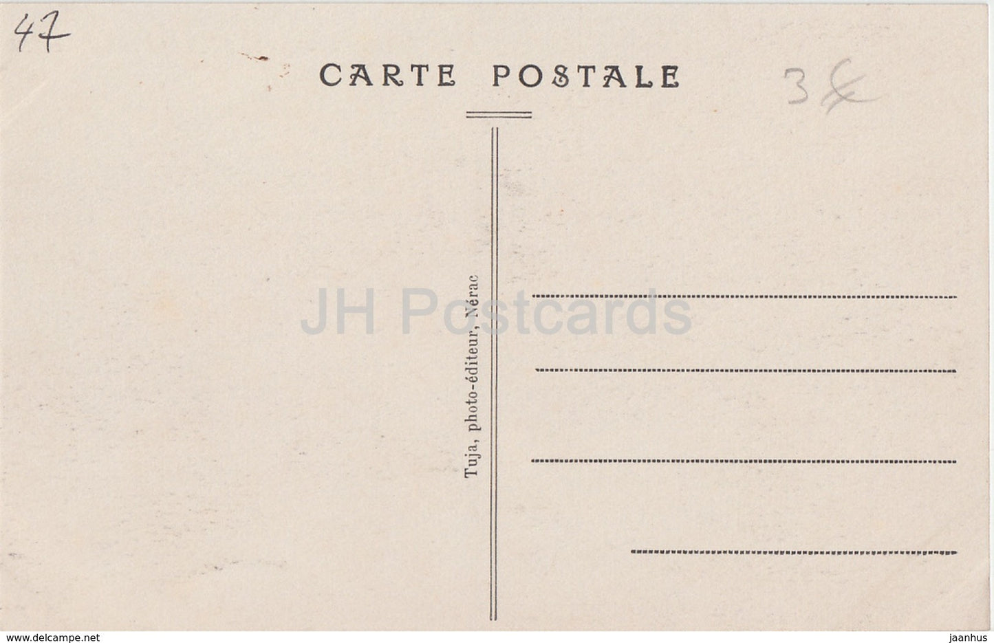 Nerac - Le Vieux Chateau d'Henri IV - castle - 2 - old postcard - France - unused