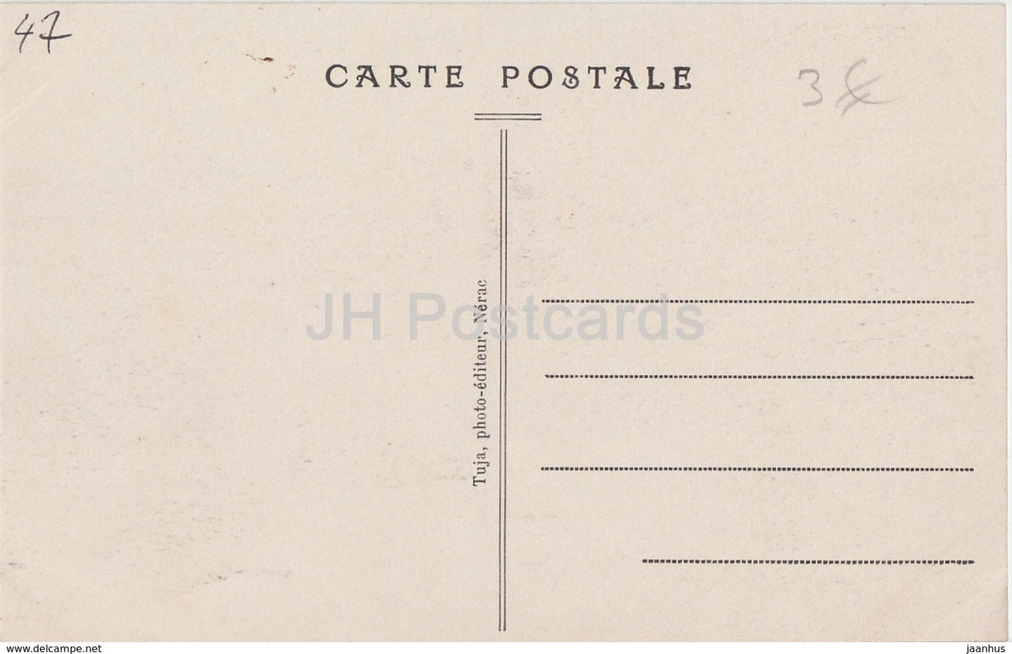 Nerac - Le Vieux Chateau d'Henri IV - castle - 2 - old postcard - France - unused